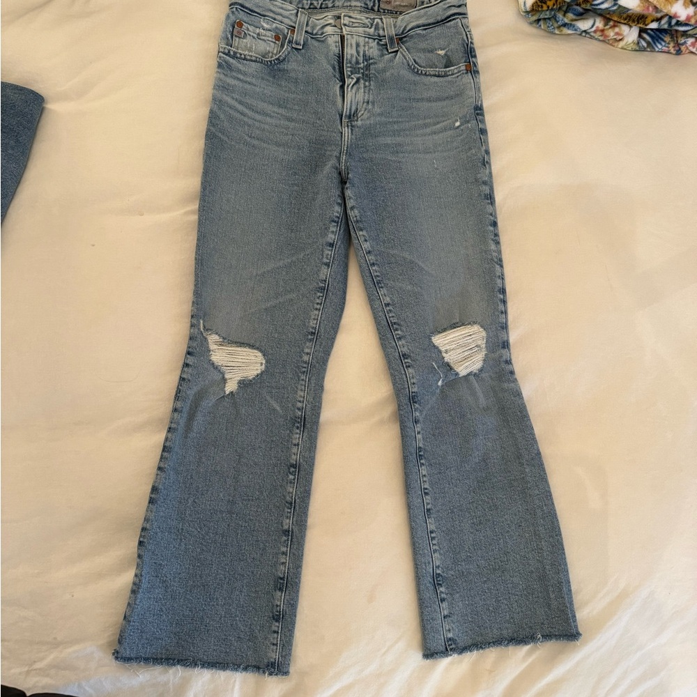 AG jeans Kinsley contour high rise crop jeans 27